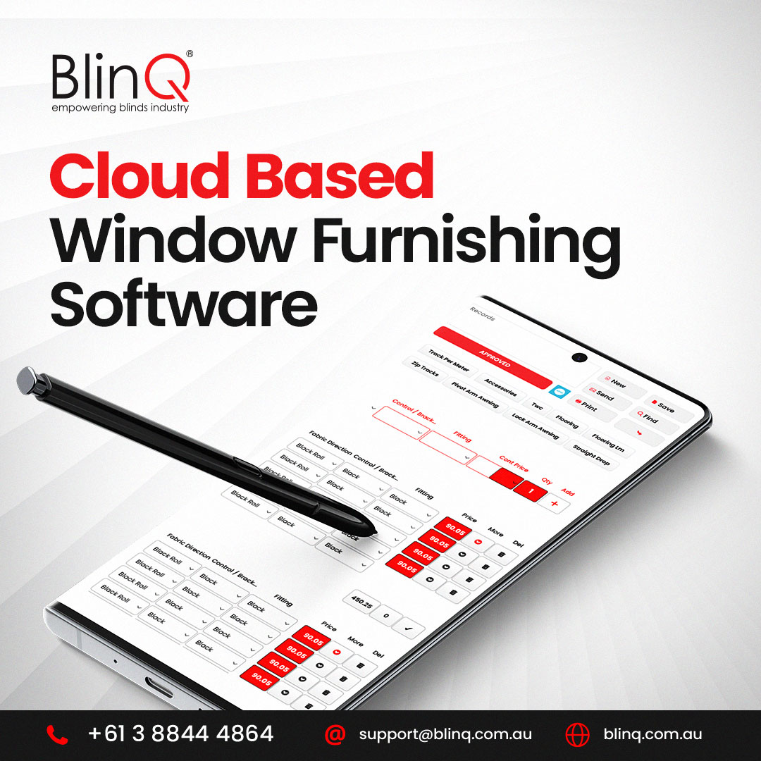 BlinQ Software: Streamlining Quoting and CRM for Window Furnishing Companies Worldwide